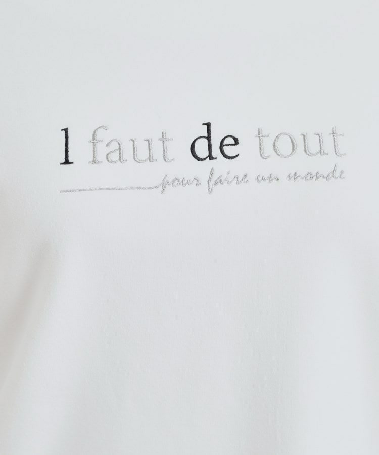 ロゴ刺繍ロンT5