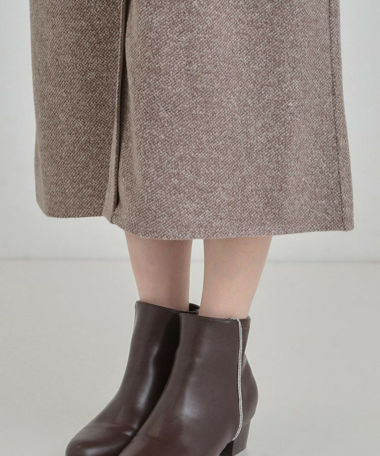 ツイード風Vネックジャンスカ16