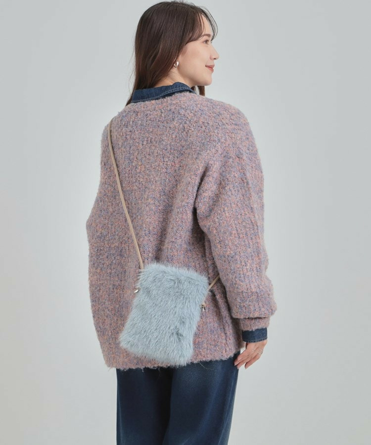 ラメ入りファーミニショルダーバッグ10