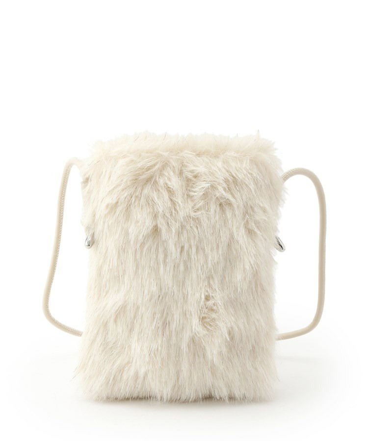 ラメ入りファーミニショルダーバッグ12