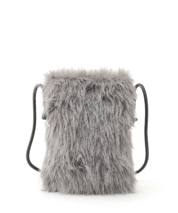 ラメ入りファーミニショルダーバッグ13