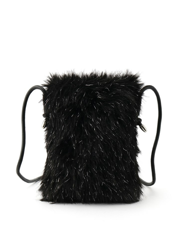 ラメ入りファーミニショルダーバッグ14