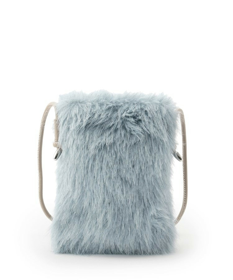 ラメ入りファーミニショルダーバッグ16