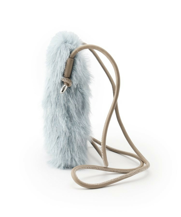 ラメ入りファーミニショルダーバッグ17