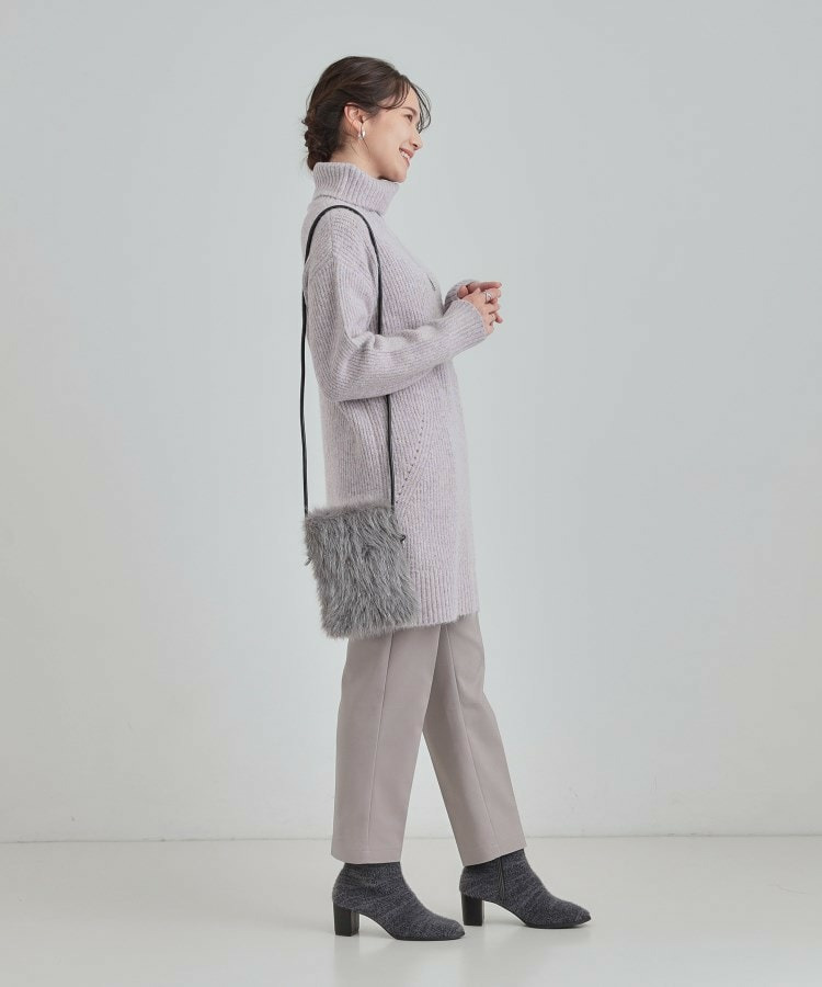 ラメ入りファーミニショルダーバッグ5