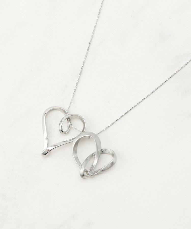 Wハートネックレス2