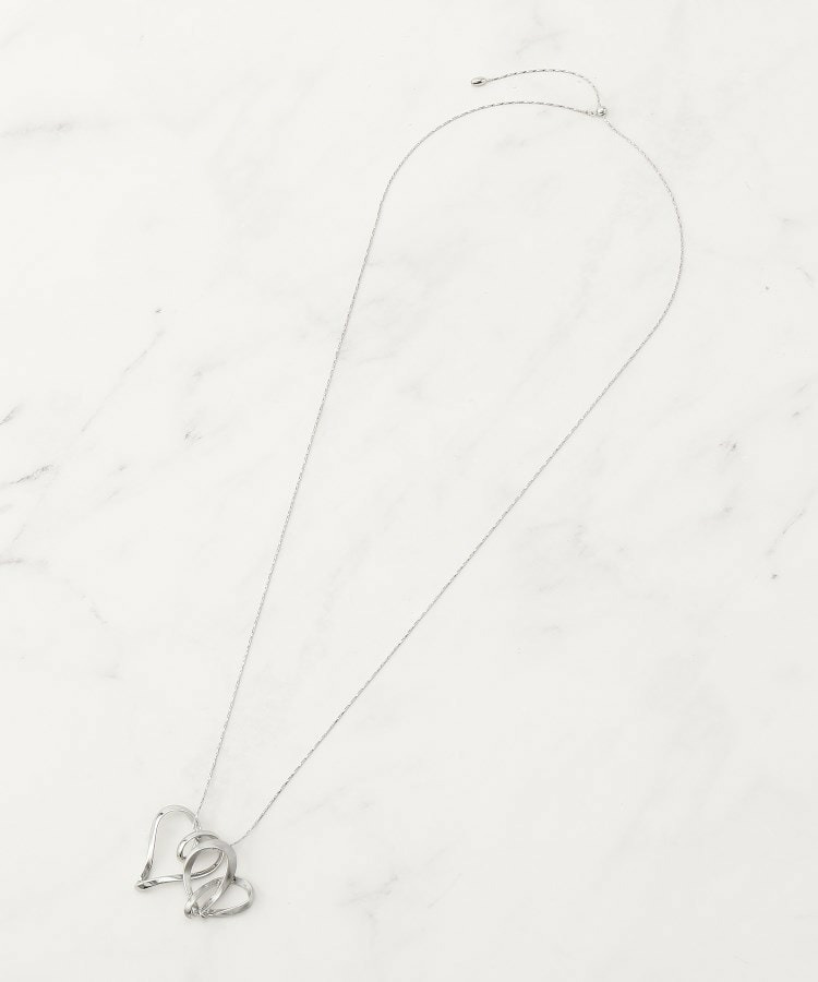 Wハートネックレス3