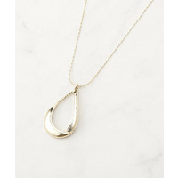 フェイクスエードドロップネックレス