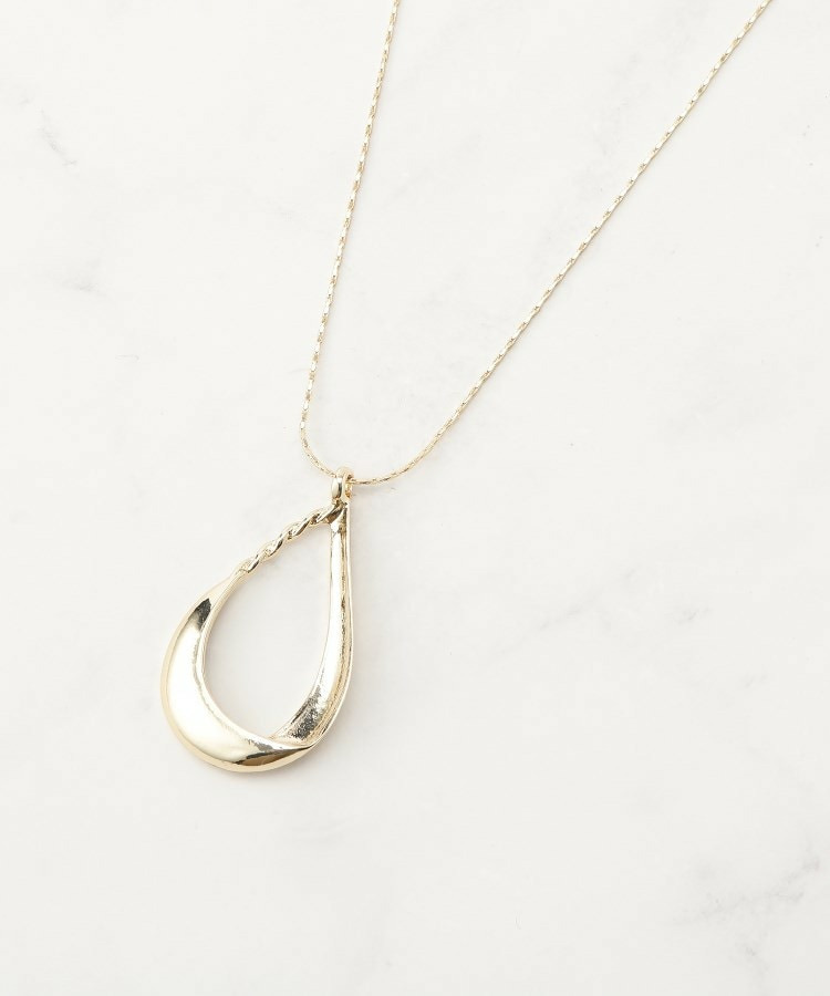 フェイクスエードドロップネックレス2