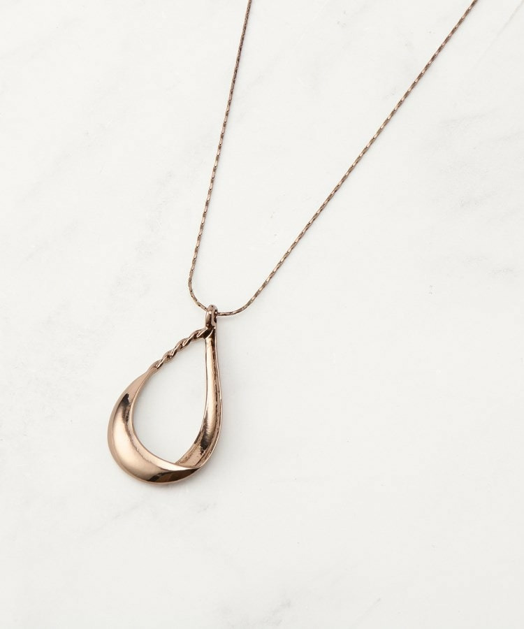 フェイクスエードドロップネックレス1