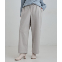 【あったか/洗濯機可/S-LL】リラックスできる イージーワイドパンツ