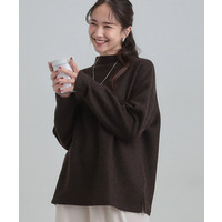 【あったか】モックネックニットソートップス