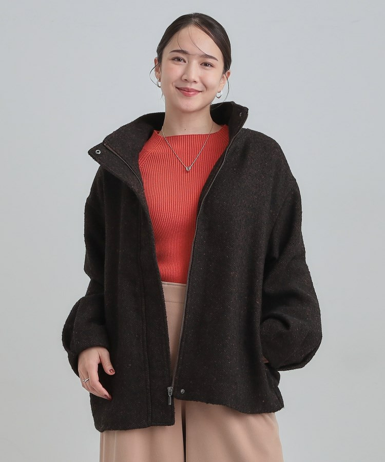 スタンドツイードブルゾン2