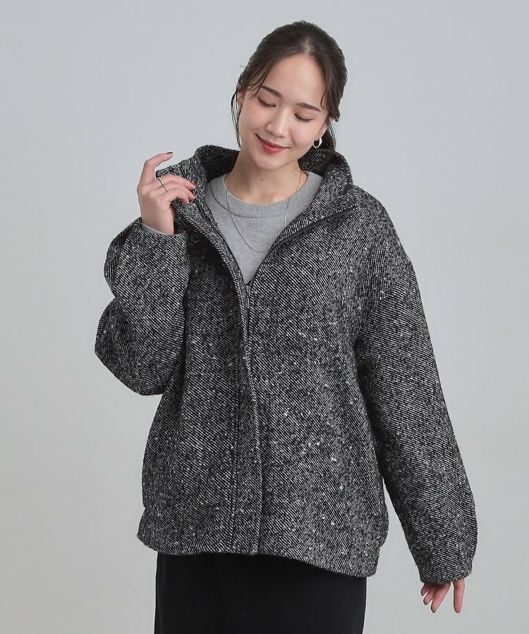 スタンドツイードブルゾン6