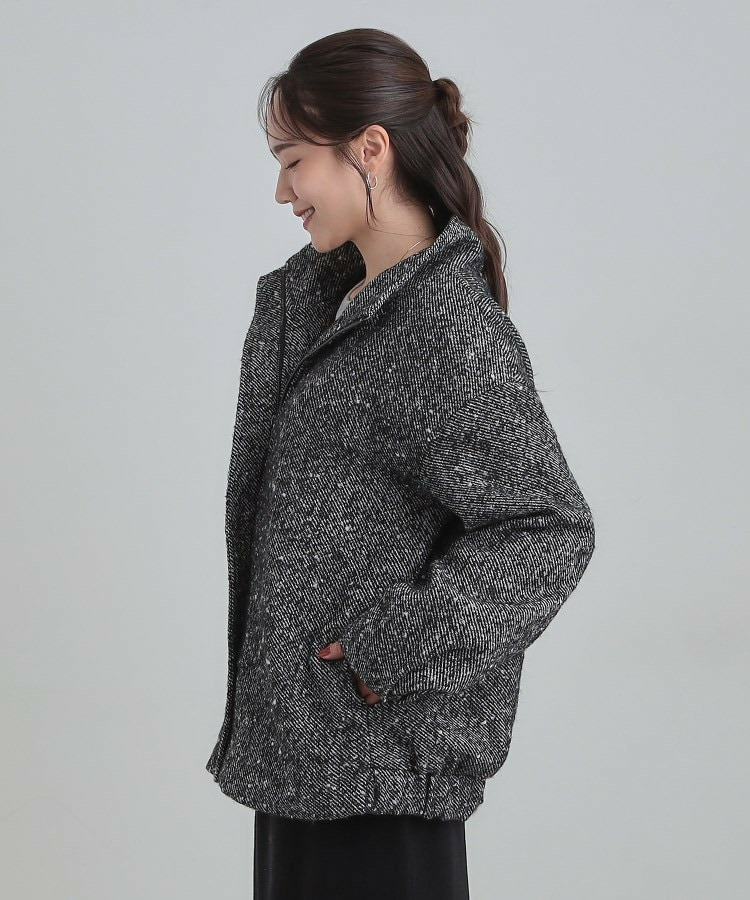 スタンドツイードブルゾン7