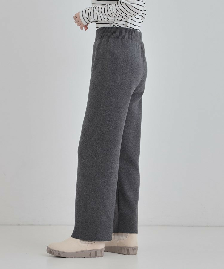 【洗える/毛玉レス】表面がきれいなストレートパンツ3