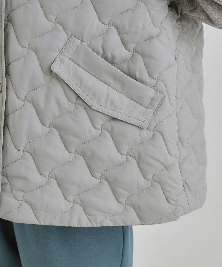 異素材キルトフードブルゾン17