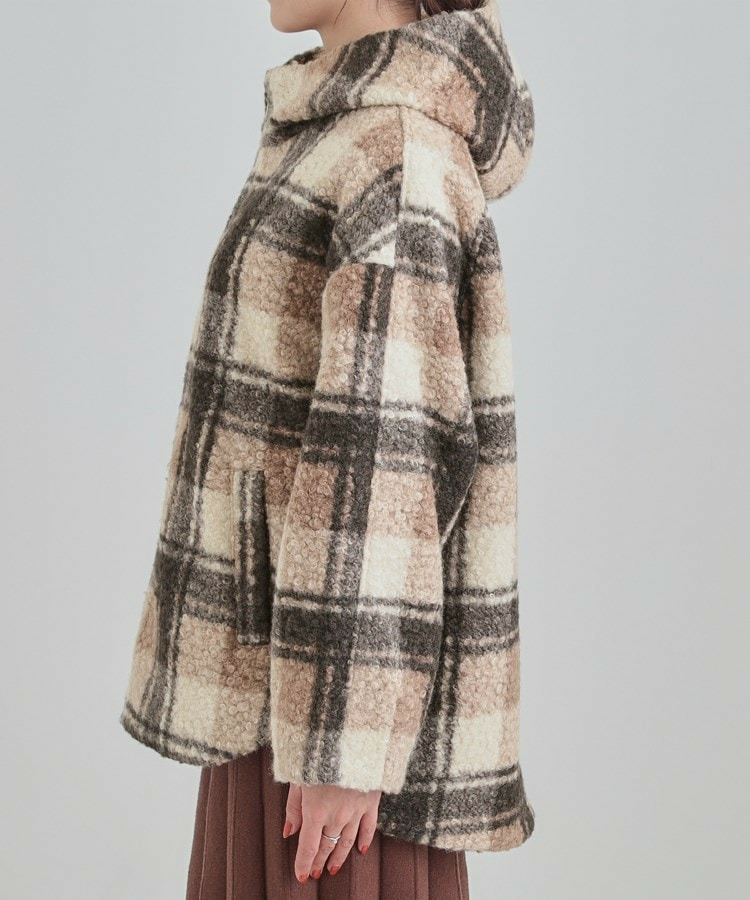 ブークレチェックフードコート11