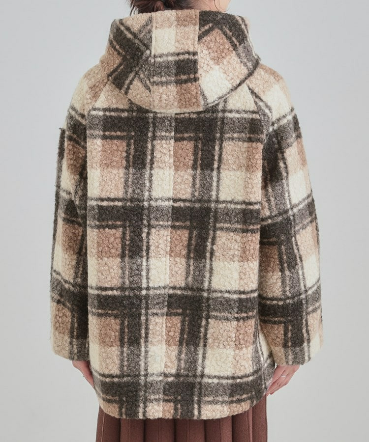 ブークレチェックフードコート12