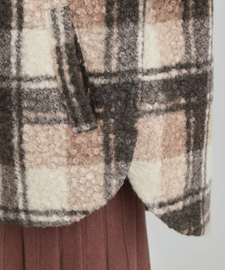 ブークレチェックフードコート16