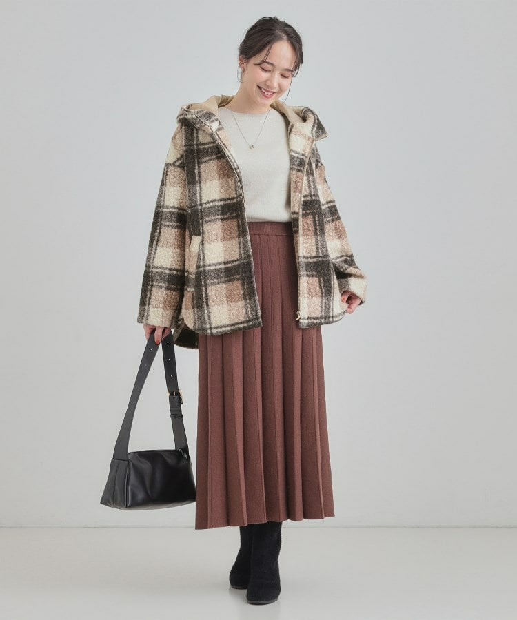 ブークレチェックフードコート8