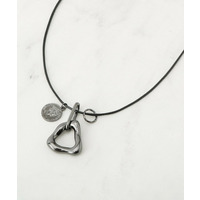 ハートコインひもネックレス