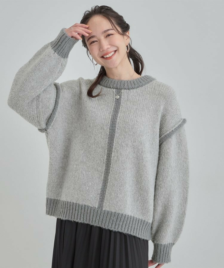 ざっくり感がかわいい ローゲージニット10