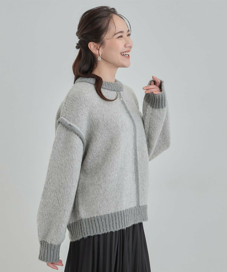 ざっくり感がかわいい ローゲージニット11