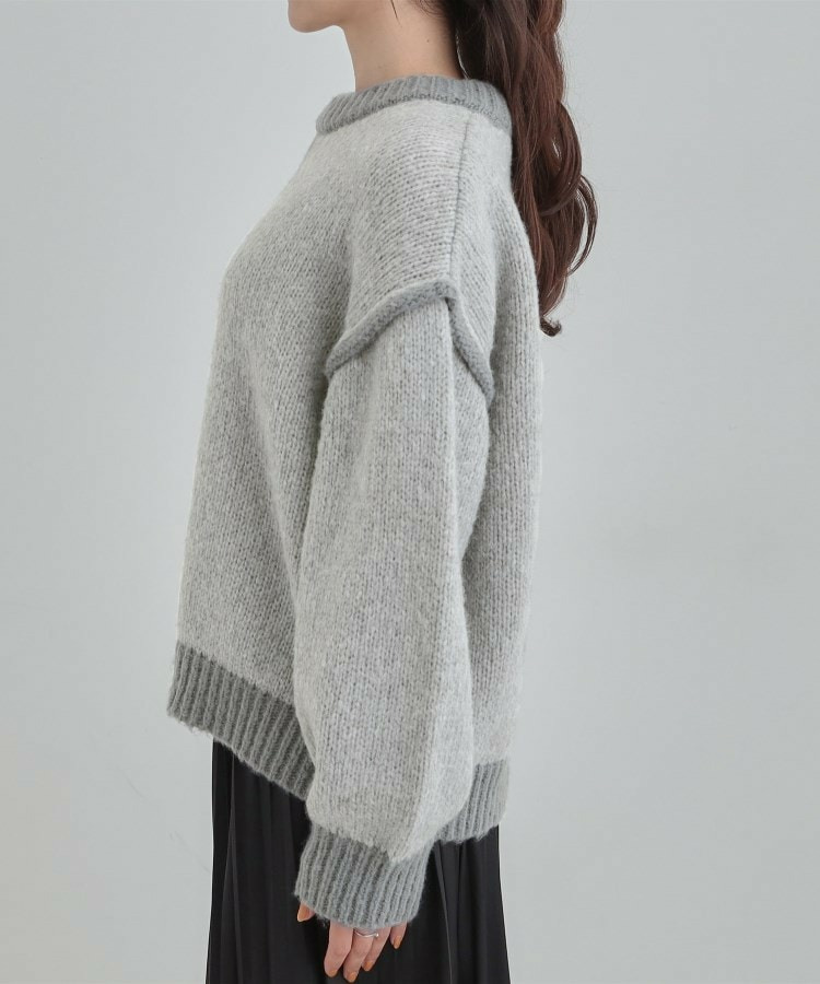 ざっくり感がかわいい ローゲージニット15