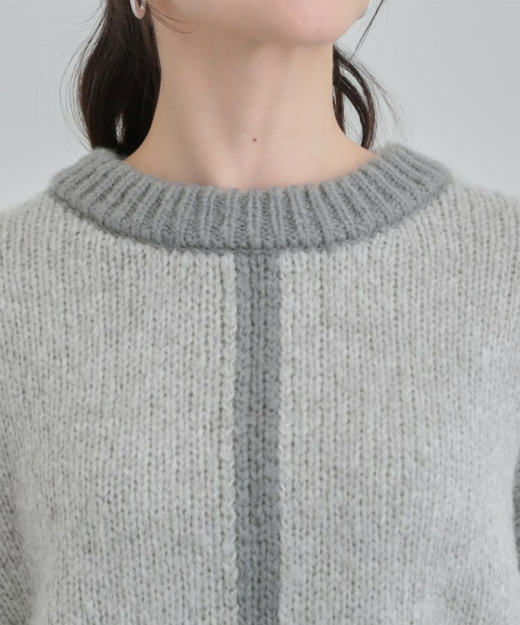 ざっくり感がかわいい ローゲージニット17