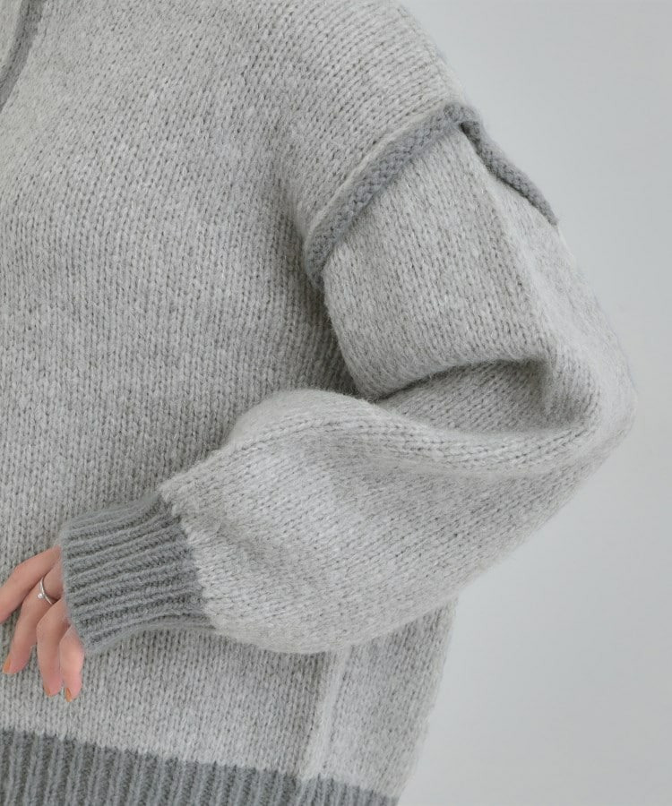 ざっくり感がかわいい ローゲージニット18