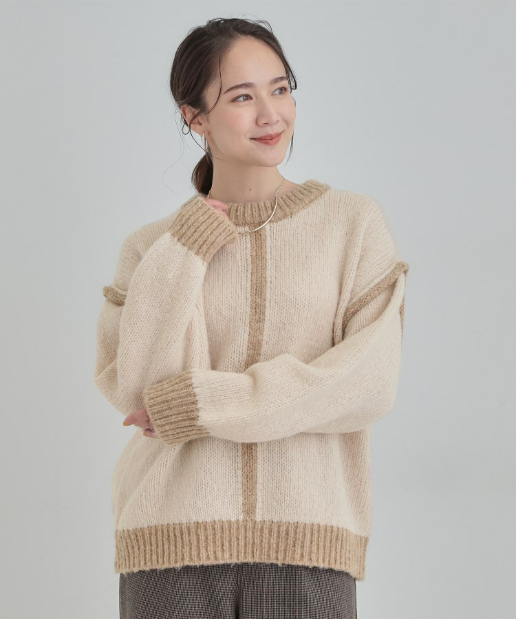 ざっくり感がかわいい ローゲージニット2