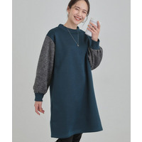 【あったか】裏起毛袖チュニック