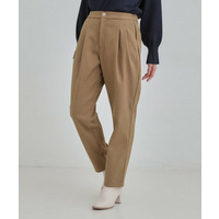 【あったか/S-LL】ウールフィール 裏起毛テーパードパンツ