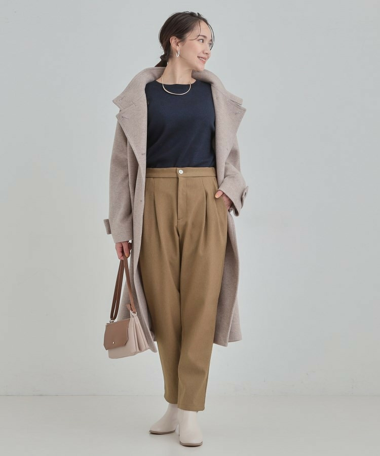 ウールフィール裏起毛テーパード8