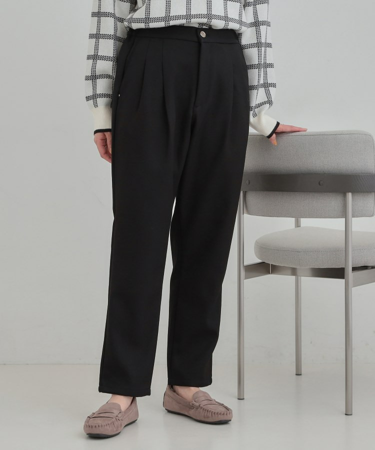 ウールフィール裏起毛テーパード1