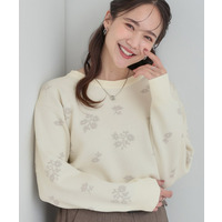 花柄ニット