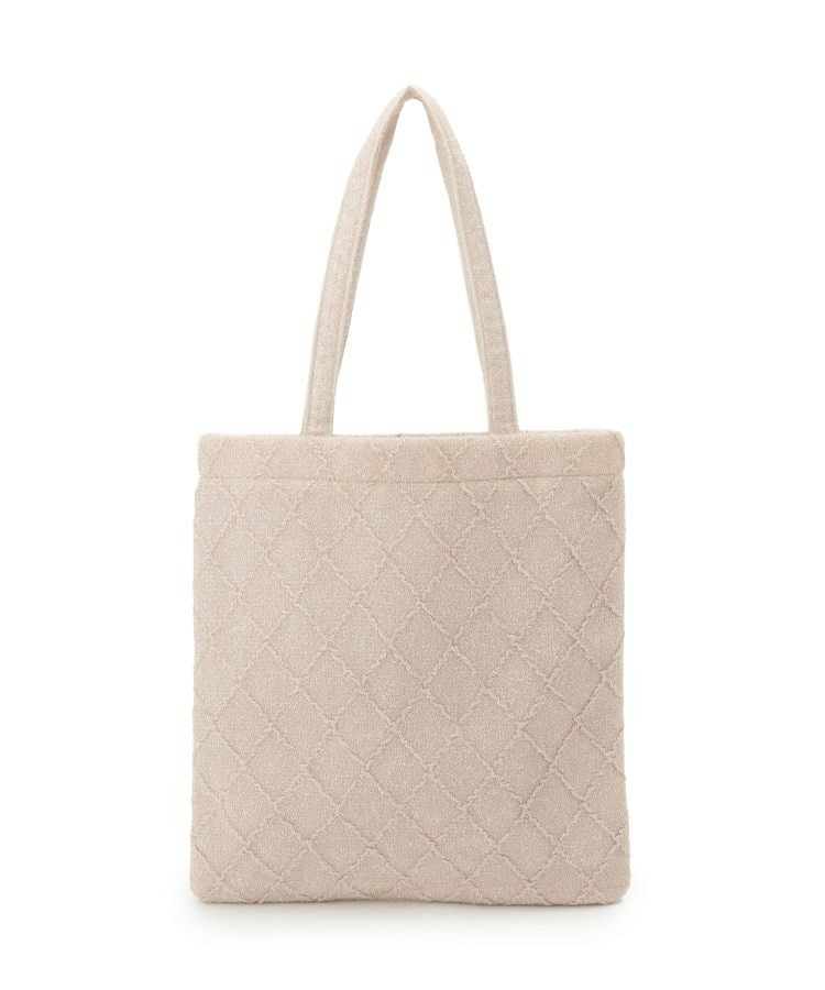 ラメ格子柄スクエアトートバッグ12