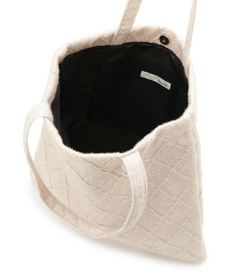 ラメ格子柄スクエアトートバッグ14