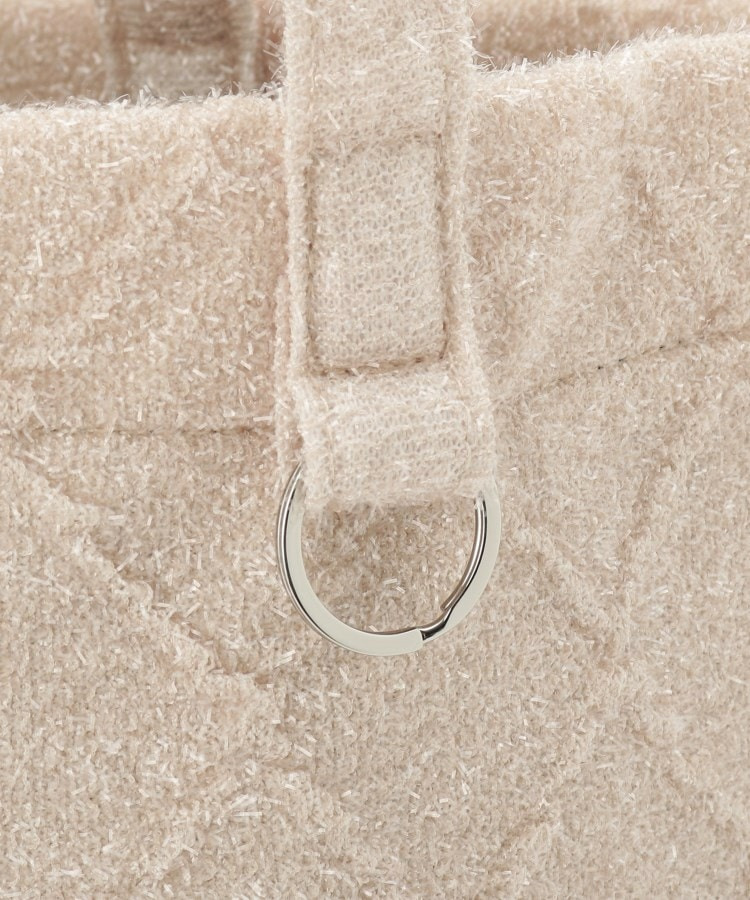 ラメ格子柄スクエアトートバッグ19