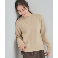 【S－LL/洗濯機可】キラキラ光るラメが上品　クルーネックニット