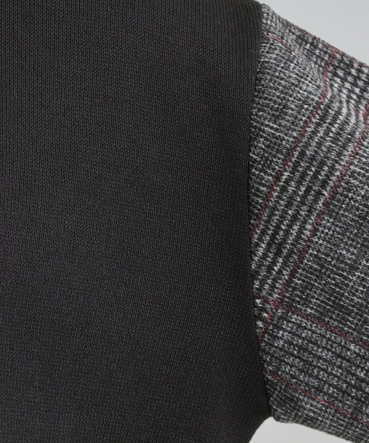 【あったか】裏起毛袖チェックトップス5