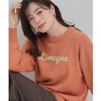 【S-LL/洗濯機可】ふわふわがやみつきになる柔らかさ スウェットライクロゴニット