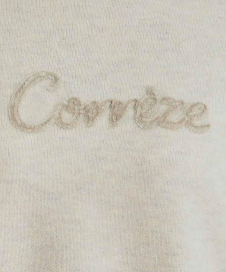 柔らかくフワフワした風合いがやみつきに スウェットライクロゴニット17