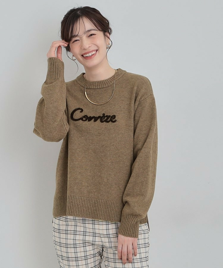 柔らかくフワフワした風合いがやみつきに スウェットライクロゴニット6