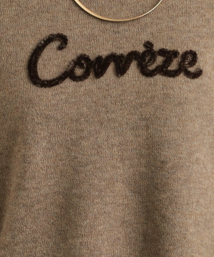 柔らかくフワフワした風合いがやみつきに スウェットライクロゴニット9