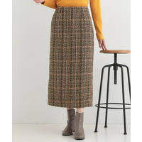ラメツイードナロースカート