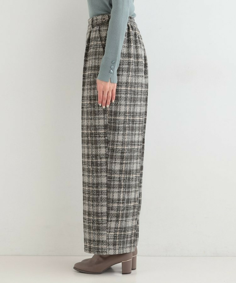 【2点セット/S-LL】着るだけで決まる クラシカルなツイード調 チェック柄セットアップ30