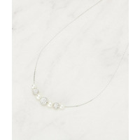 【セレモニー】ポイントパヴェショートネックレス