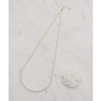 【セレモニー】コーサージュネックレス